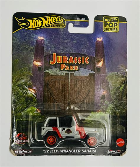 CREASED CARD - HOT WHEELS - 92 JEEP WRANGLER SAHARA - 4F - Its Fun