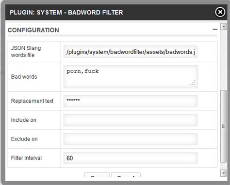 Badword filter plugin | uKnowva Extension Store
