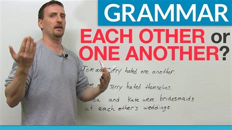 Grammar One Another Each Other
