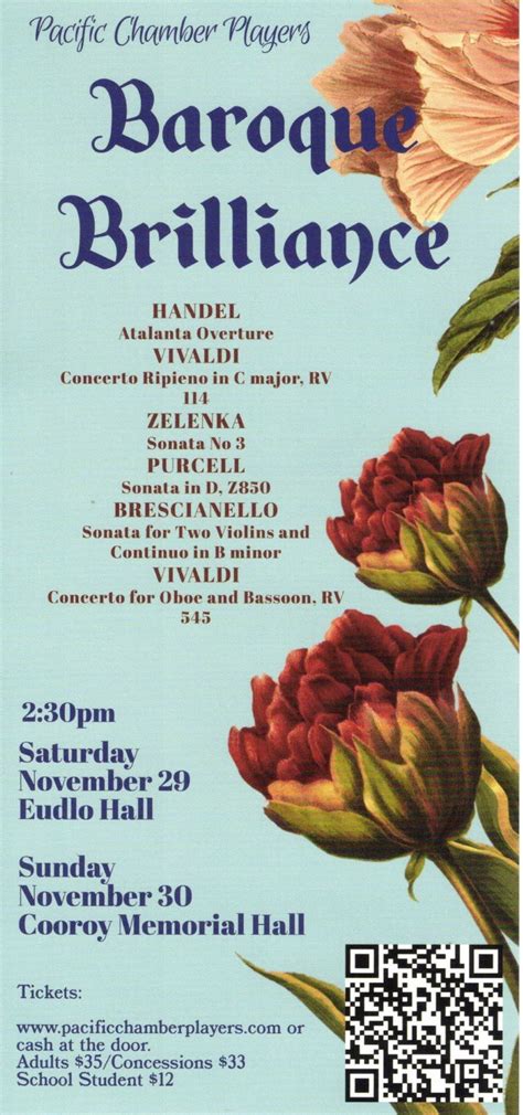 Baroque Brilliance @ Cooroy Hall, Cooroy Memorial Hall, 30 November ...