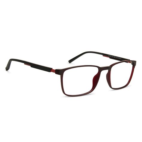 Marroon Red Black Full Rim Square Lenskart Air Essentials LA E13231-C9 ...