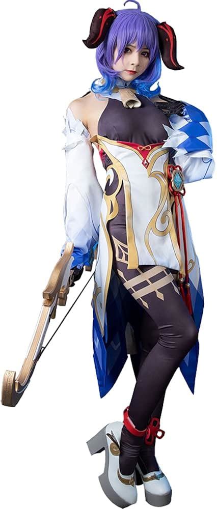 Buy Cosfun Genshin impact Venti Keqing Mona Lisa Albedo Ganyu Cosplay ...