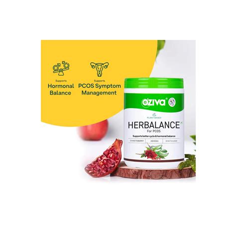 Oziva Plant Based HerBalance for PCOS 250g - Cureka