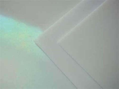 White Iridescent Sheet Glass