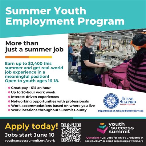 County Executive encourages teens and employers to join Summer Youth ...