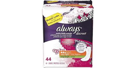 Always Discreet and Pads Liners 的图像结果