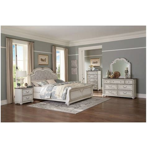 Antique White French Provincial Bedroom Furniture