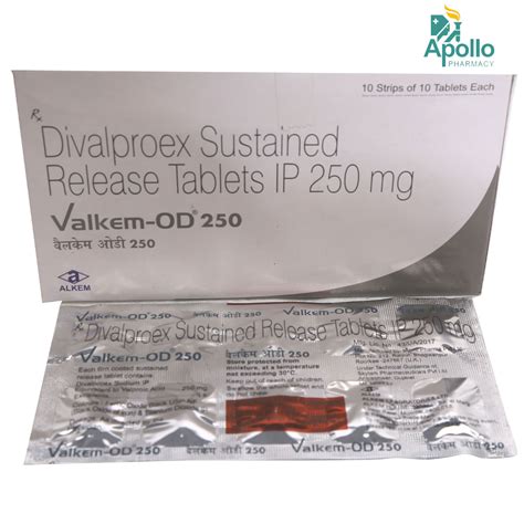 Valkem-OD 250 Tablet 10's Price, Uses, Side Effects, Composition ...
