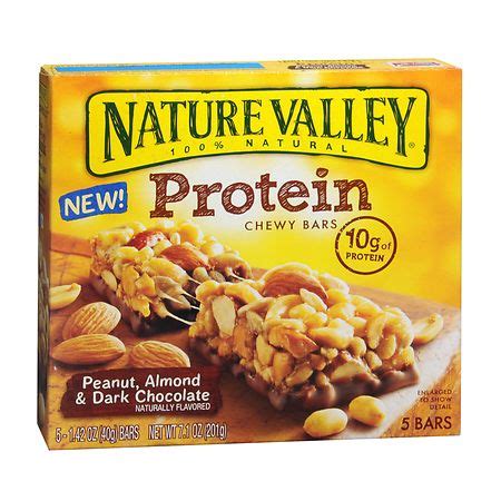 Nature Valley Protein Chewy Bars Peanut Almond & Dark Chocolate | Walgreens