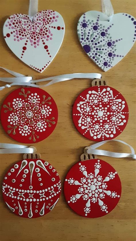 Hand-Painted Christmas Ornaments