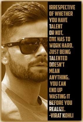 Poster Virat Kohli Play Motivational Typography Series 8 (Large Print ...