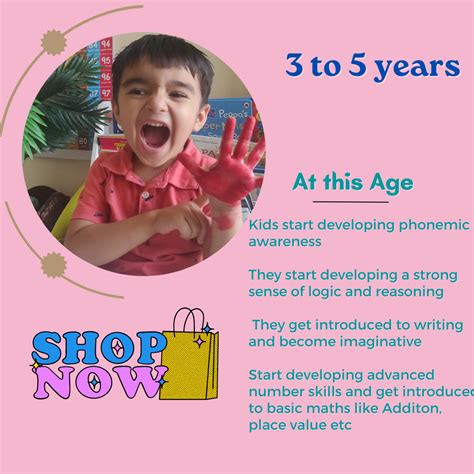 3 to 5 years – JuniorGurukul