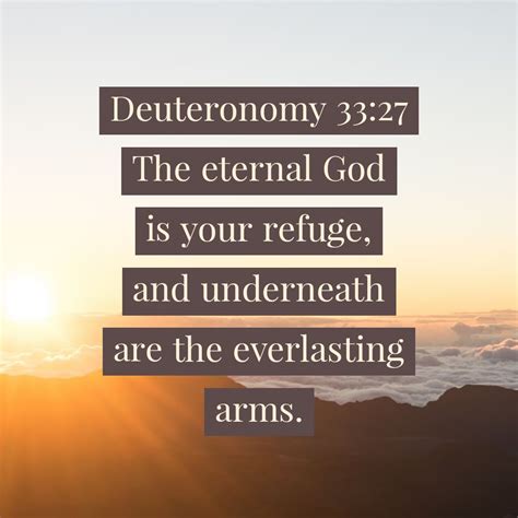 Deuteronomy 33 27