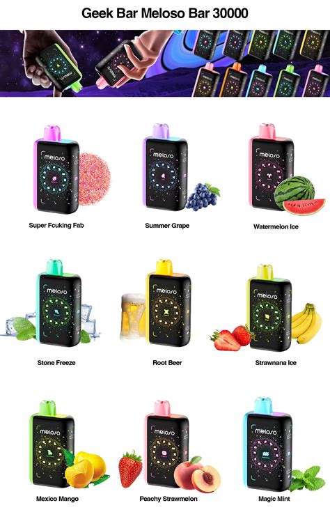 Geek Bar Meloso Bar 30000 Disposable Vape 18ml 5% | Vapesourcing