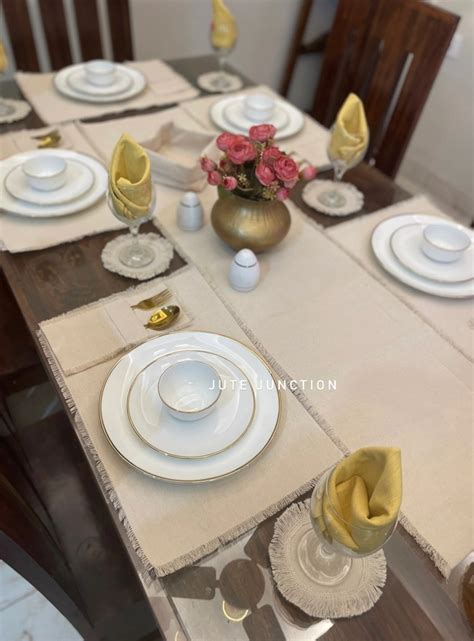 SARA TABLE LINEN SET - Jute Junction