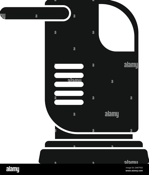 Black silhouette of a floor polisher machine for cleaning service Stock ...