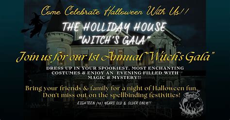 The Holliday House - "Witchs Gala", 619 Willcox Ave, Marion, 19 October ...