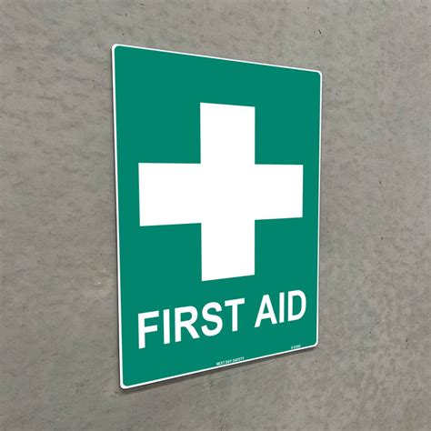 Image result for First Aid Location. Sign