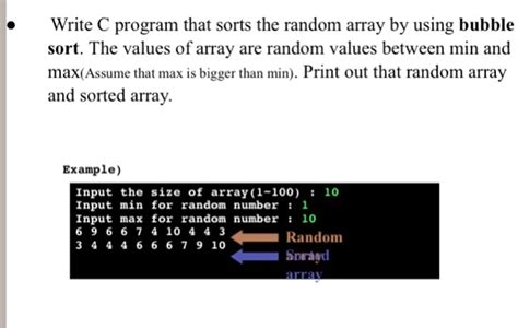 Create a Random Array Using Input From User 的图像结果