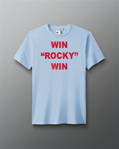 in Rocky Win T-shirt | Official Rocky Movie Apparel | RUDIS