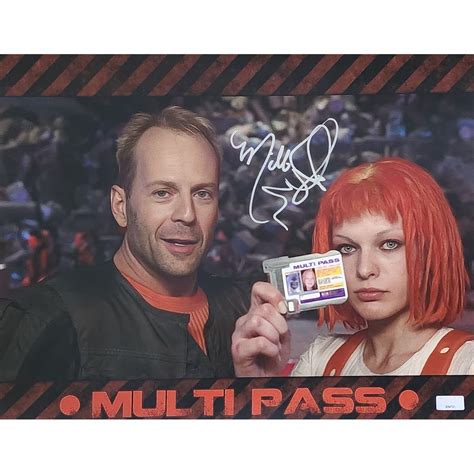 Milla Jovovich Fifth Element Multipass