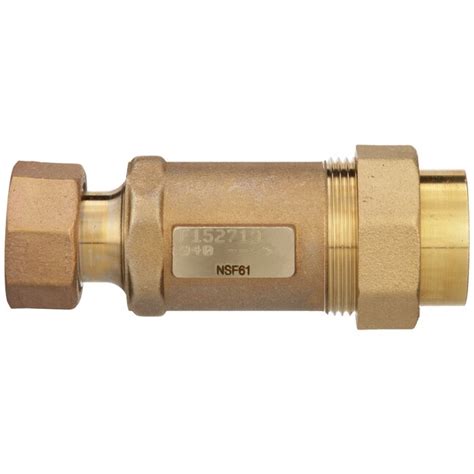 Zurn Wilkins 1-in Copper Sweat x Copper Sweat Bronze Dual Check Valve ...