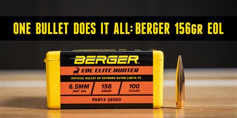 Berger 7mm 195 grain EOL – Ultimate Reloader
