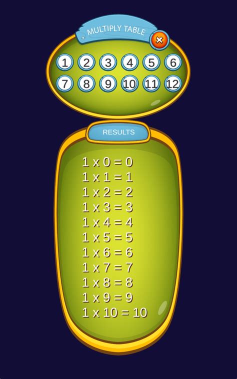 Multiplication Table - App on Amazon Appstore