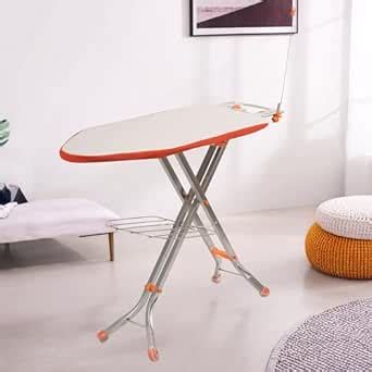 Kuber Industries Pack of 2 Foldable & Height Adjustable Ironing Table ...