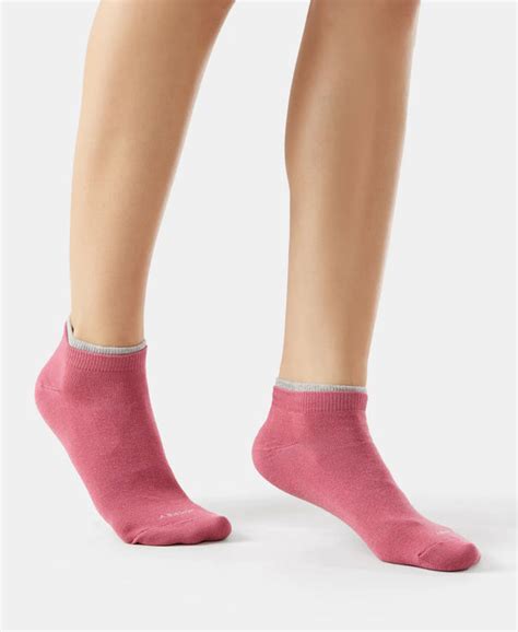 Buy Compact Cotton Stretch Solid Low Show Socks with Stay Fresh ...