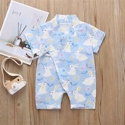 Unisex Printed Kimono Rompers – Sunshinebaby Products