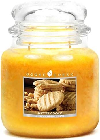 Goose Creek Candles Butter Cookie Scented Essential Jar Candle, Top ...