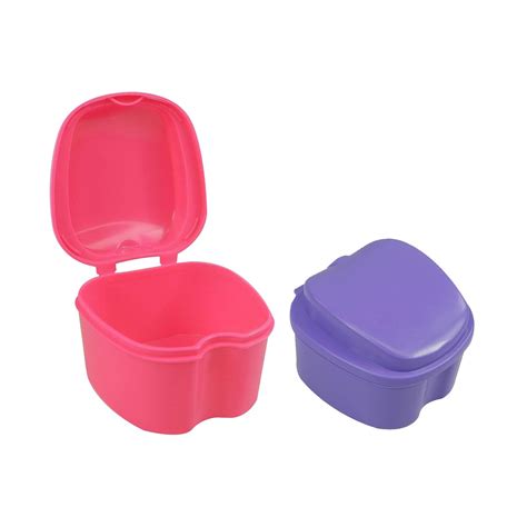 Dentosmile Denture Boxes, Retainer Box Orthodontic Mouth Guard Dental ...