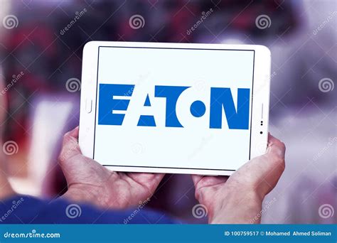 Eaton Corporation logo editorial photography. Image of logo - 100759517