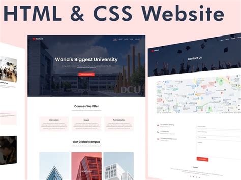 Image result for Model Web Page Design Only Using HTML and CSS