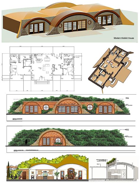 Underground home builder underground house plan building permit ...