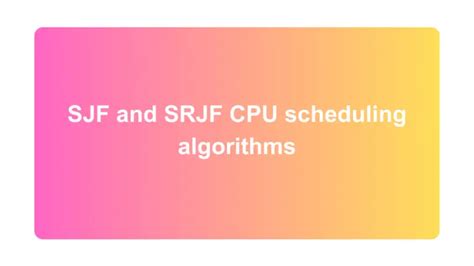 Image result for SJF Algorithm in OS