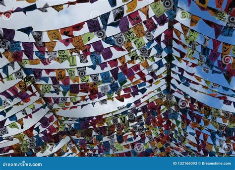 Wellington - Flags in the Air. New Zealand Stock Image - Image of colored, entrance: 132166093