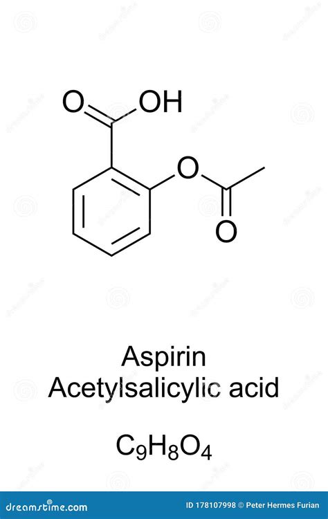 Aspirin Chemical Structure Aspirin Nursing Considerations & Management