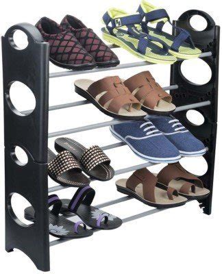 VeePee Stackable Shoe Rack 12 Pairs Shoe Rack Organizer 4 Layer Shoe ...