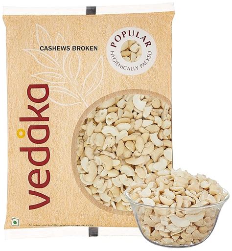 Amazon Brand - Vedaka Cashews - Broken | 200g | Gluten Free & Plant ...