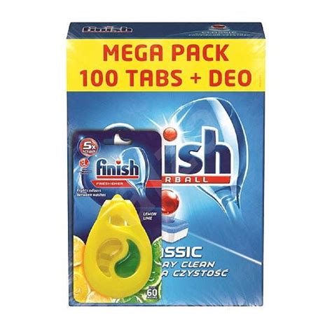 Finish Powerballs Dishwashing Tablets 100's with Finish Dishwasher ...