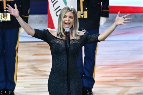 Watch: Fergie Performed the National Anthem at NBA All-Star Game and It ...