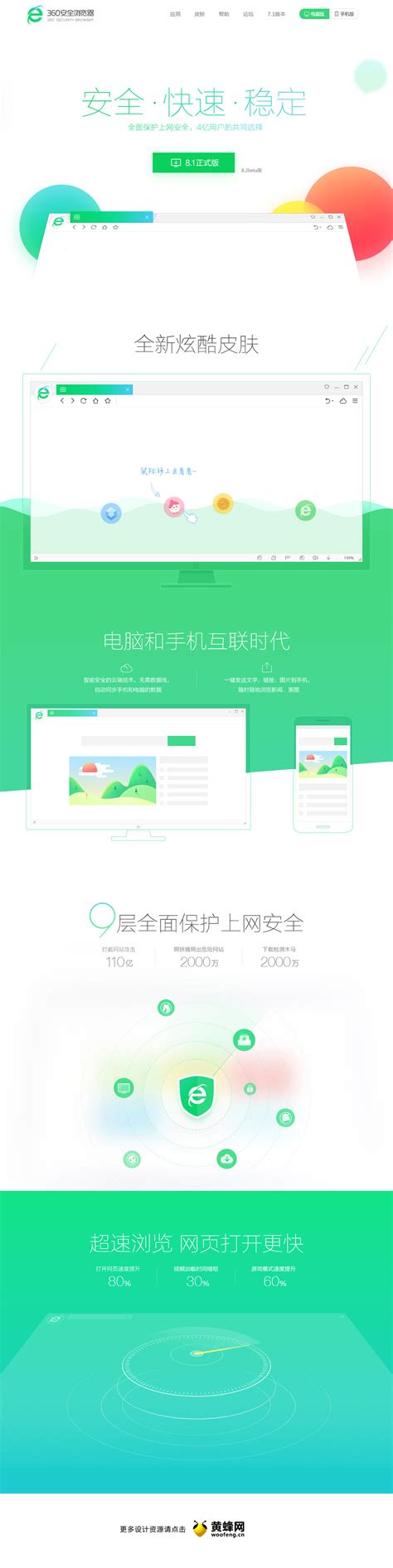 360安全浏览器产品专题网页 - - 大美工dameigong.cn