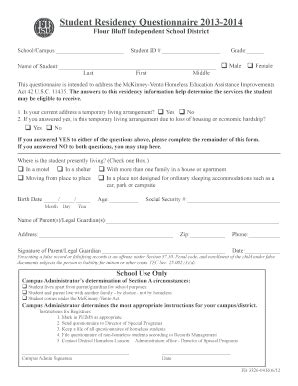 Student Registration Form - Blank Fillable Template | Fill Out, Print ...