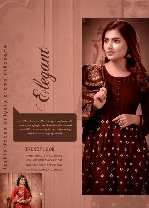 Ft Gold Style 3 Casual Wear Gold Printed Long Kurtis Collection
