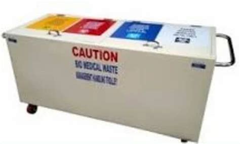 Biomedical Waste Trolley - Stainless Steel Biomedical Waste Trolley ...