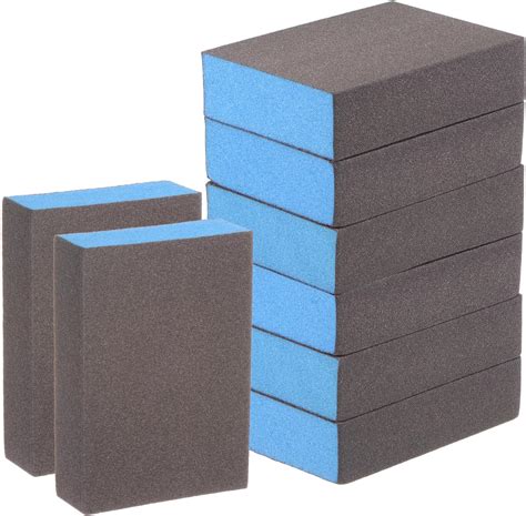 HARFINGTON 8pcs Sanding Sponge Blocks #240 (1200-1500 Grits) Wet/Dry ...