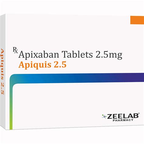 Apiquis 2.5 MG Tablet (30): Uses, Side Effects, Price & Dosage | PharmEasy