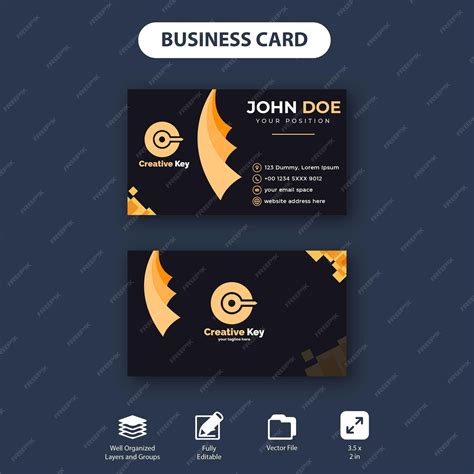 Creative Business Card Template 的图像结果